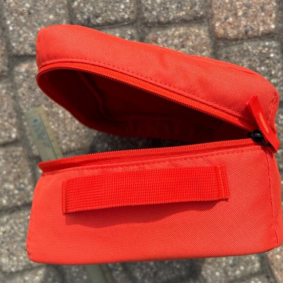 Nike Classic Style Orange Sneaker Shoe Box Zipper Travel Bag Clean - Picture 8 of 12